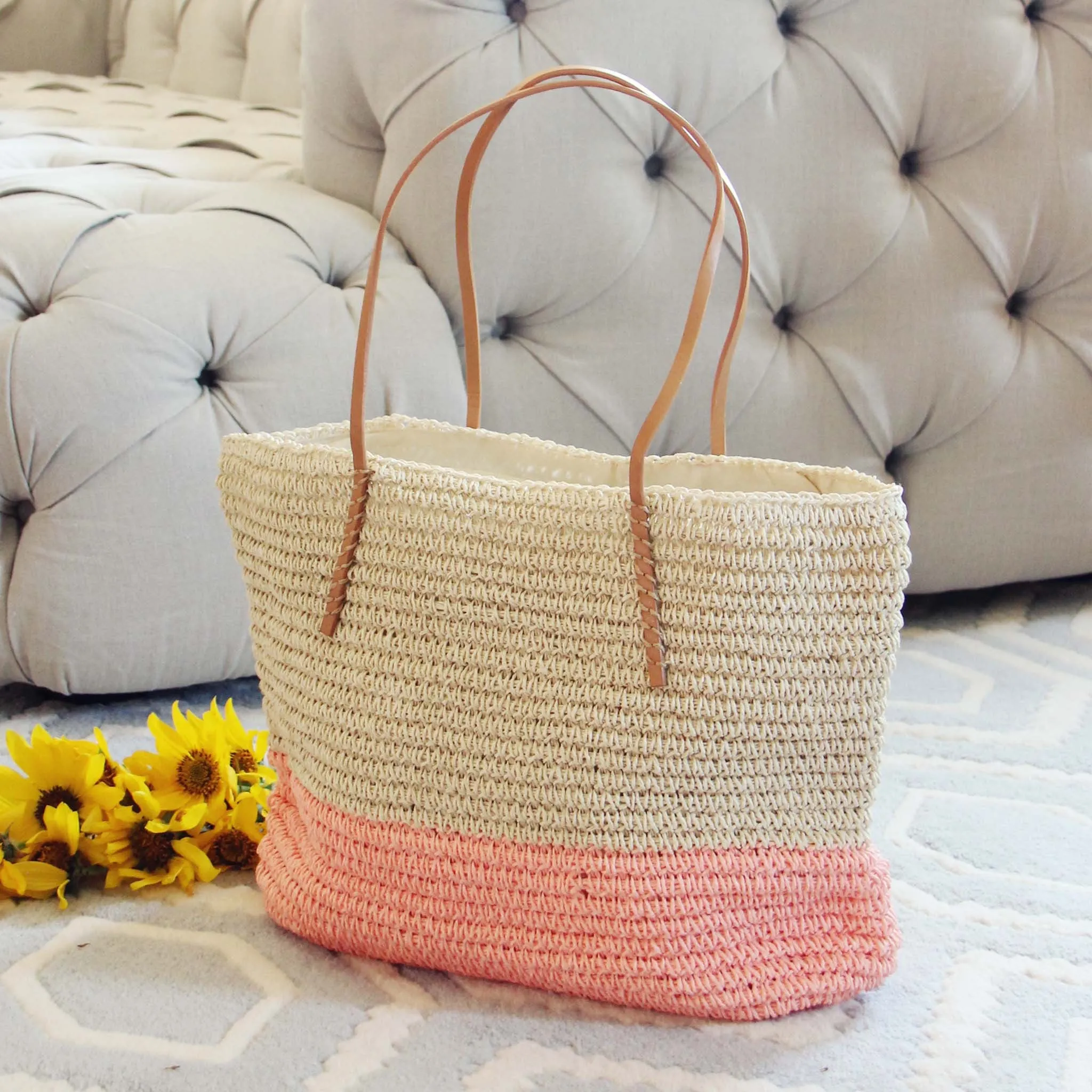 Arizona Dipped Tote in Pink