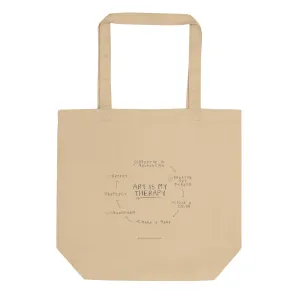 Art is My Therapy Tote Bag
