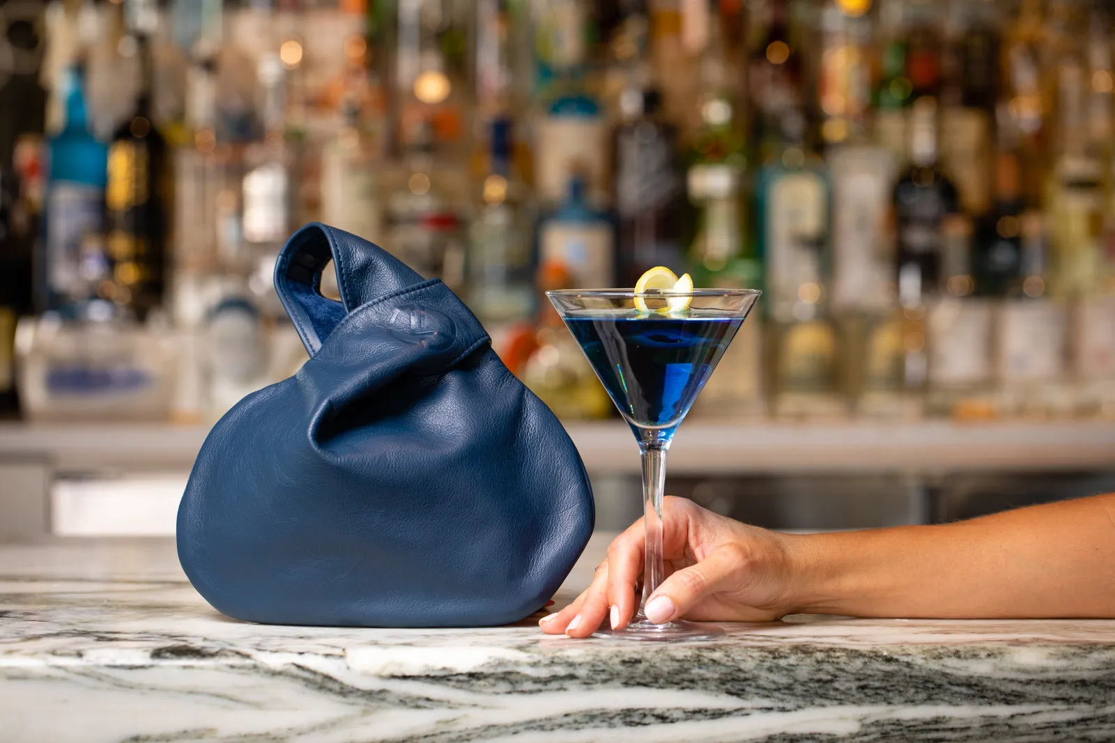 Aviation Blue Nexus Handbag