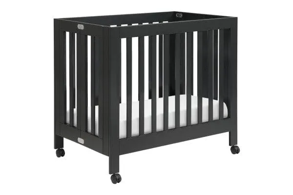 Babyletto Origami Collapsible Mini Crib - Black