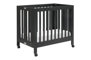 Babyletto Origami Collapsible Mini Crib - Black