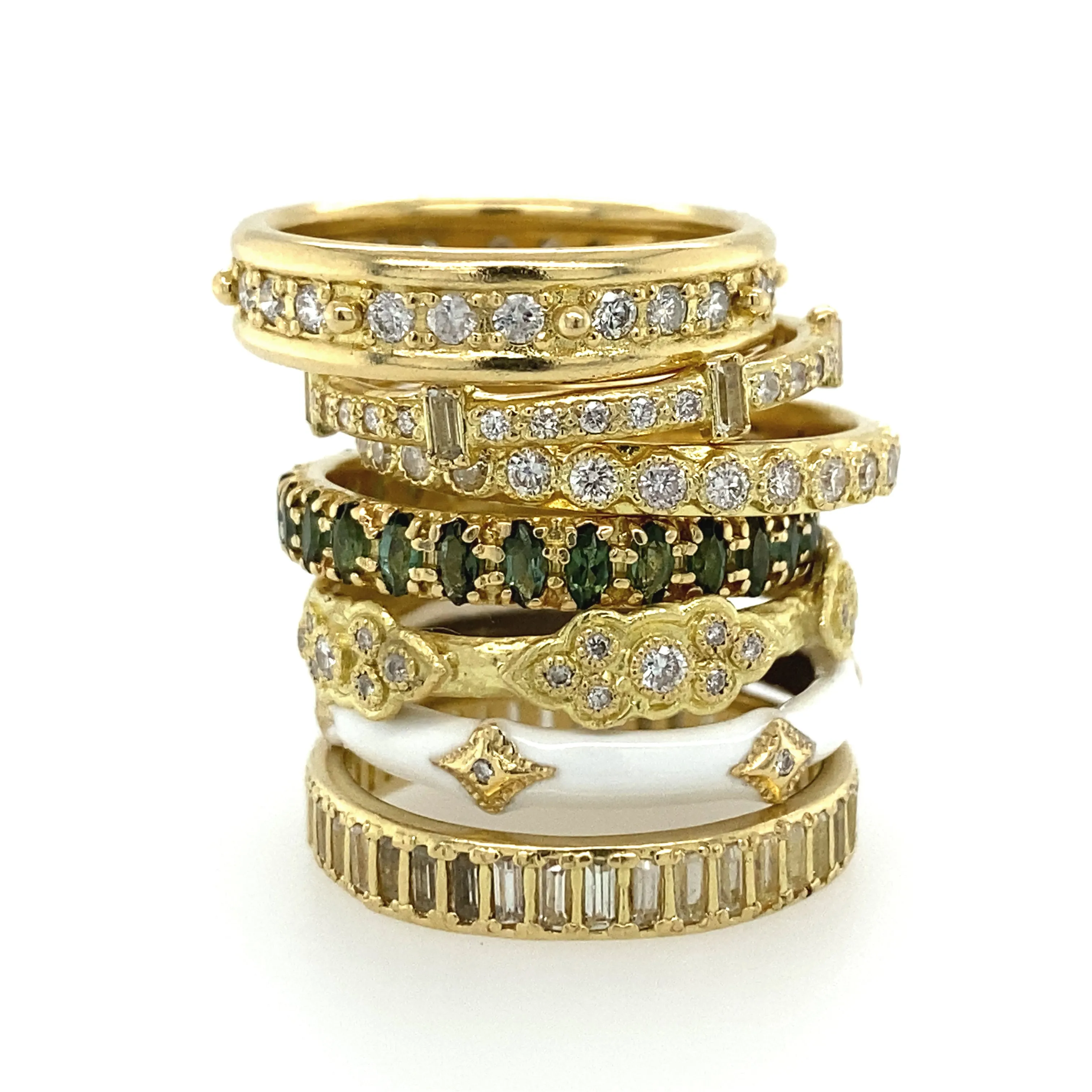 Baguette Stack Band Ring