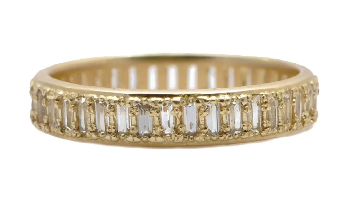 Baguette Stack Band Ring