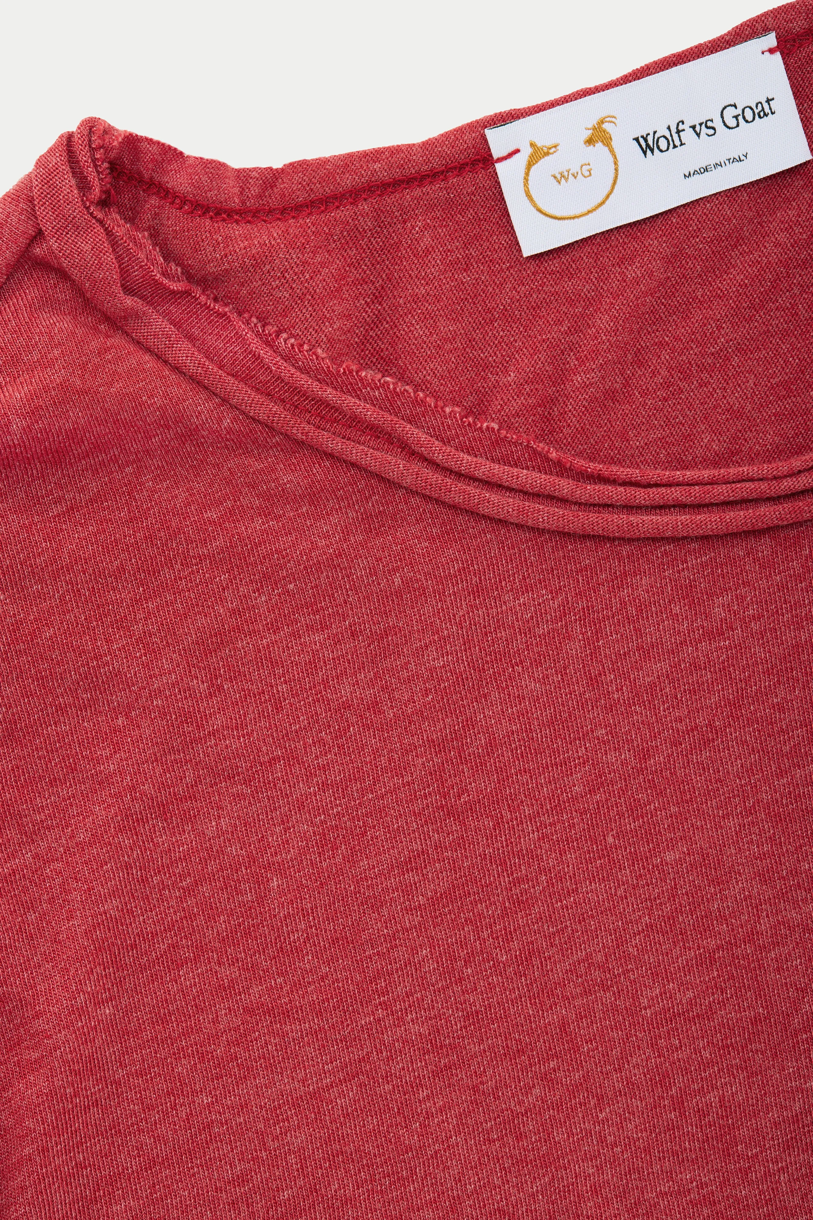 Bamboo Sorona Short Sleeve Roll Neck T-Shirt Lava Falls