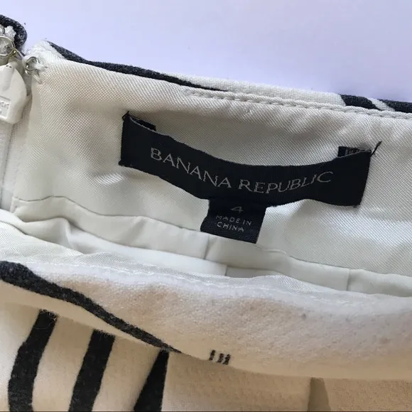 Banana Republic XO Printed Pointe Skirt Pockets