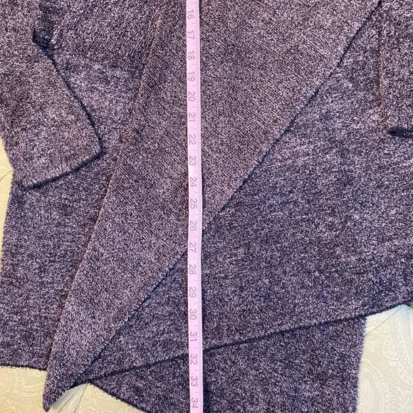 Barefoot Dreams Chic Lite Cardigan Size S/M Black/Gray Pre-Owned Retail $110