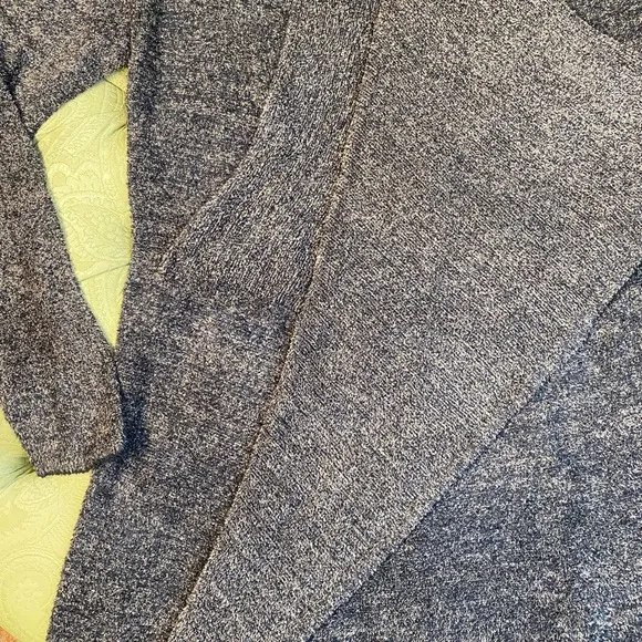 Barefoot Dreams Chic Lite Cardigan Size S/M Black/Gray Pre-Owned Retail $110