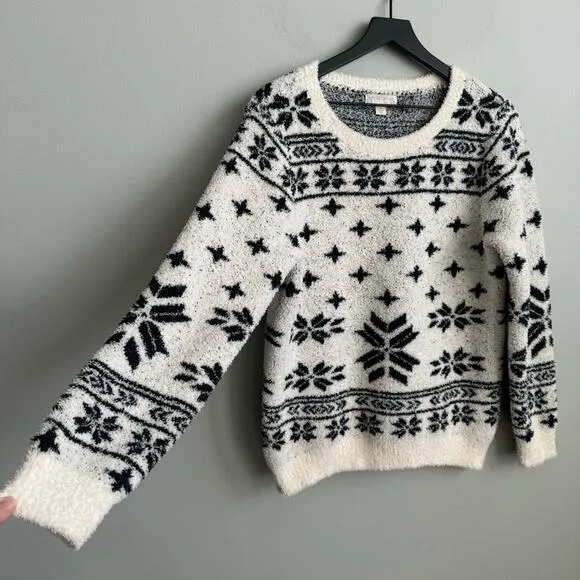 Barefoot Dreams Cozy Chic Seaside Pullover Sweater