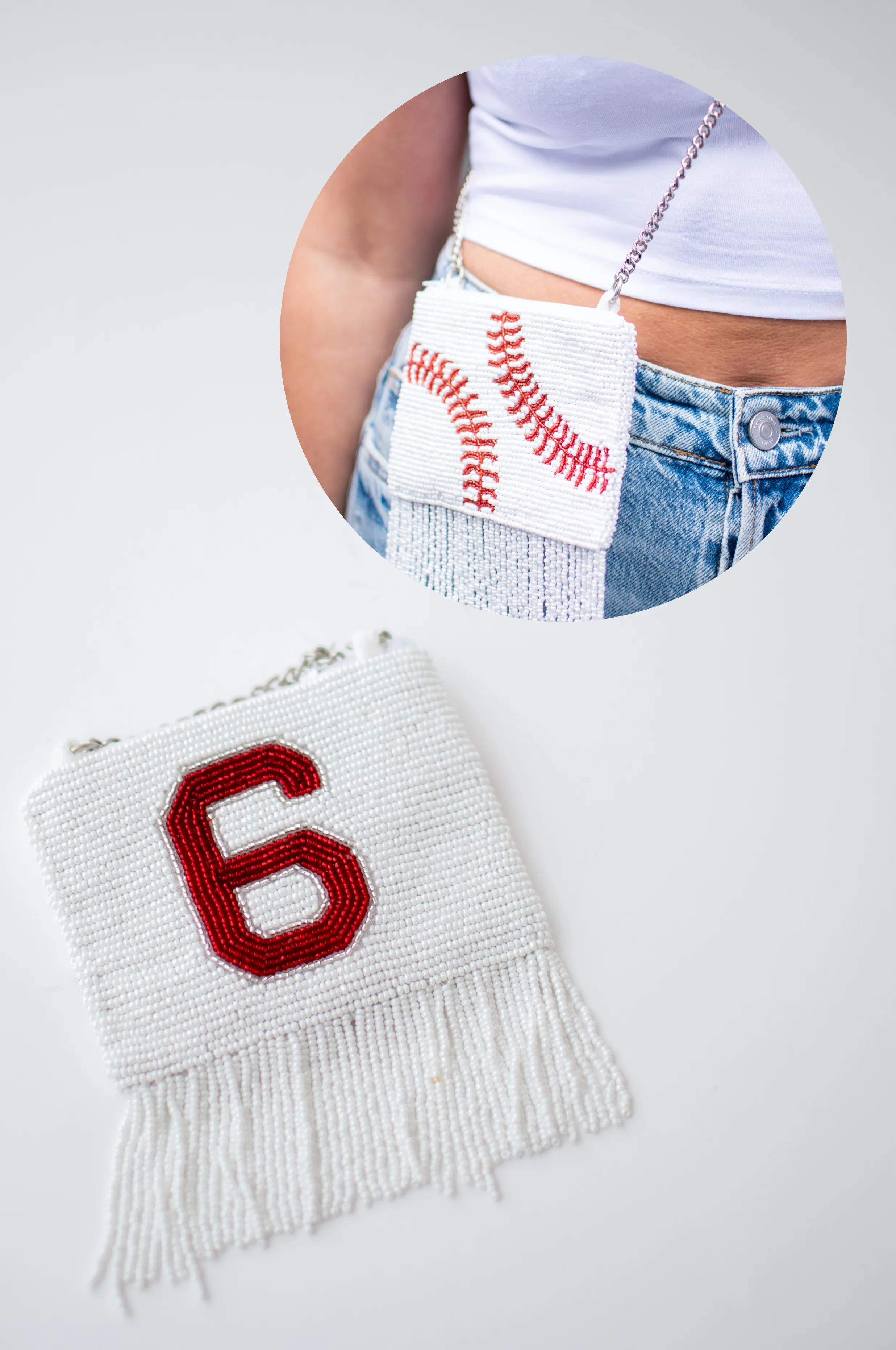 Baseball Crossbody Card Case ✦ Stadium Approved