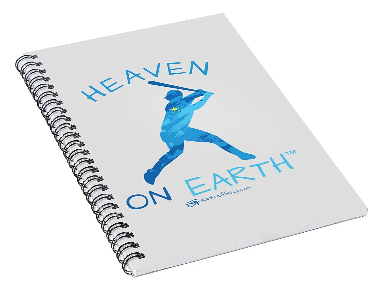 Baseball Heaven On Earth - Spiral Notebook