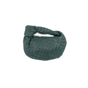 BC Daphne Woven Hobo Mini Handbag