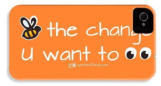 Be The Change You Want To See - Phone Case