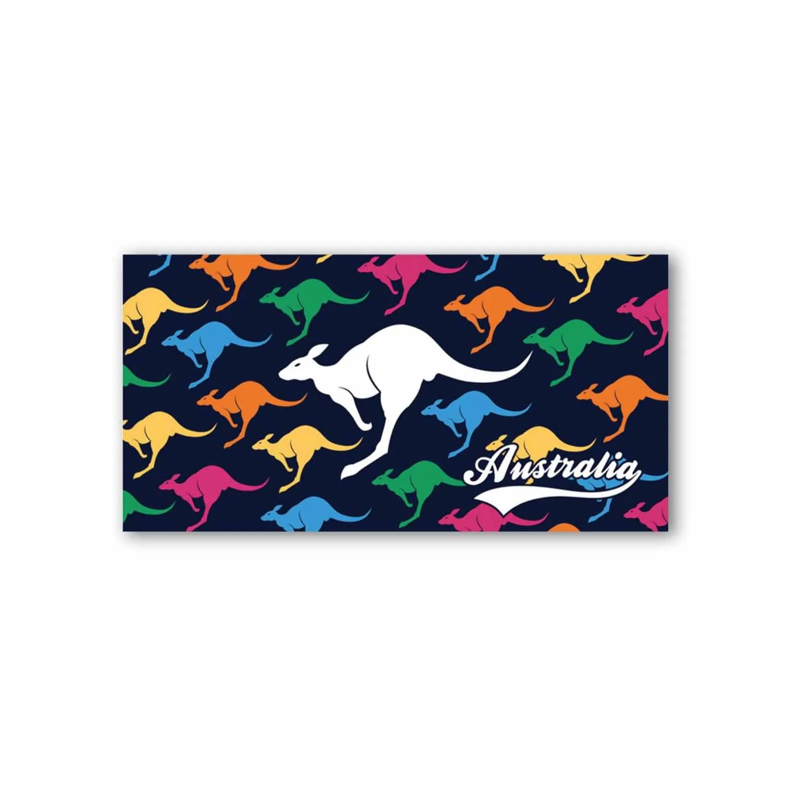 Beach Towel Multi-Colour Flying Roo