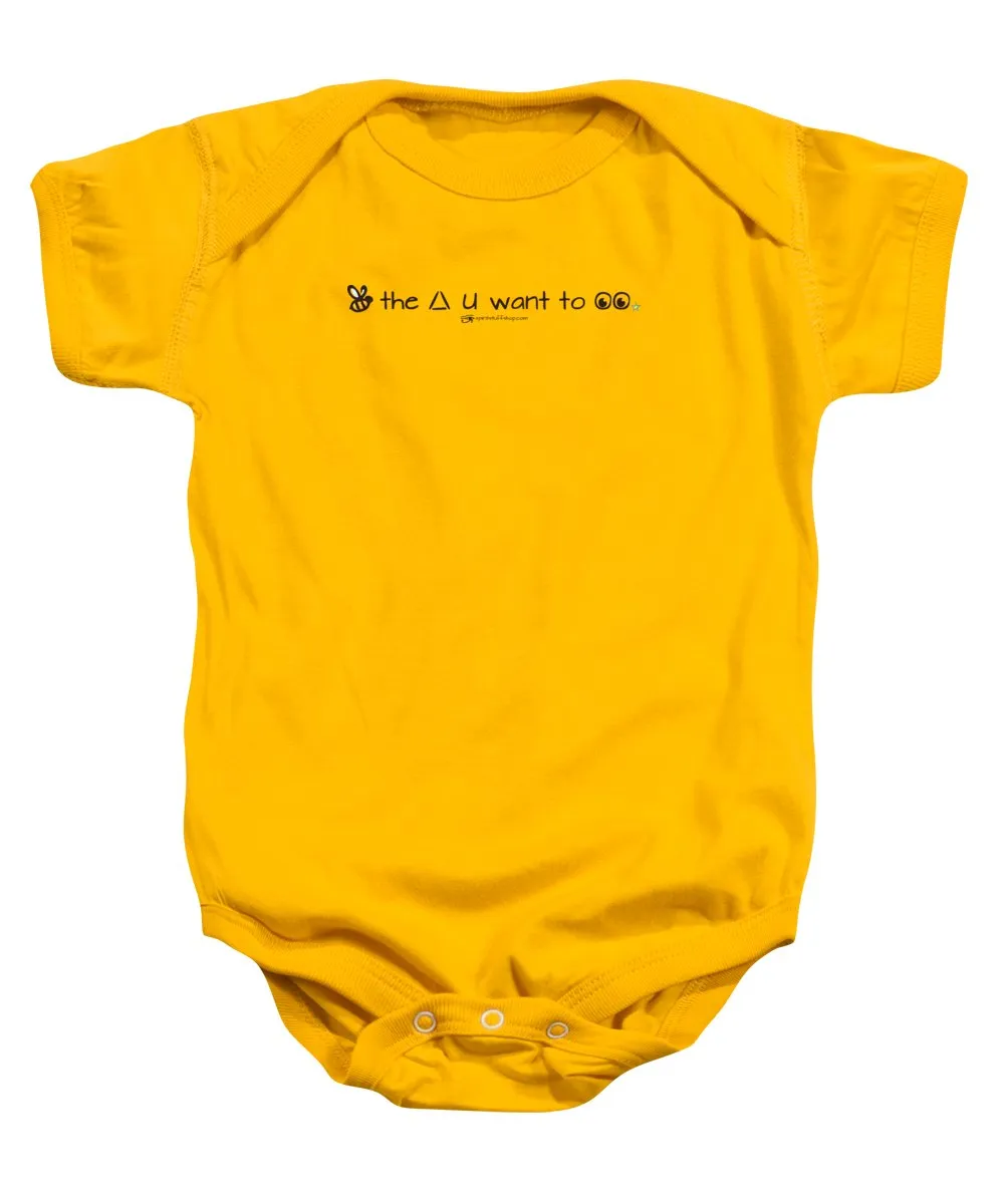Bee The Chng You Want To See - Baby Onesie
