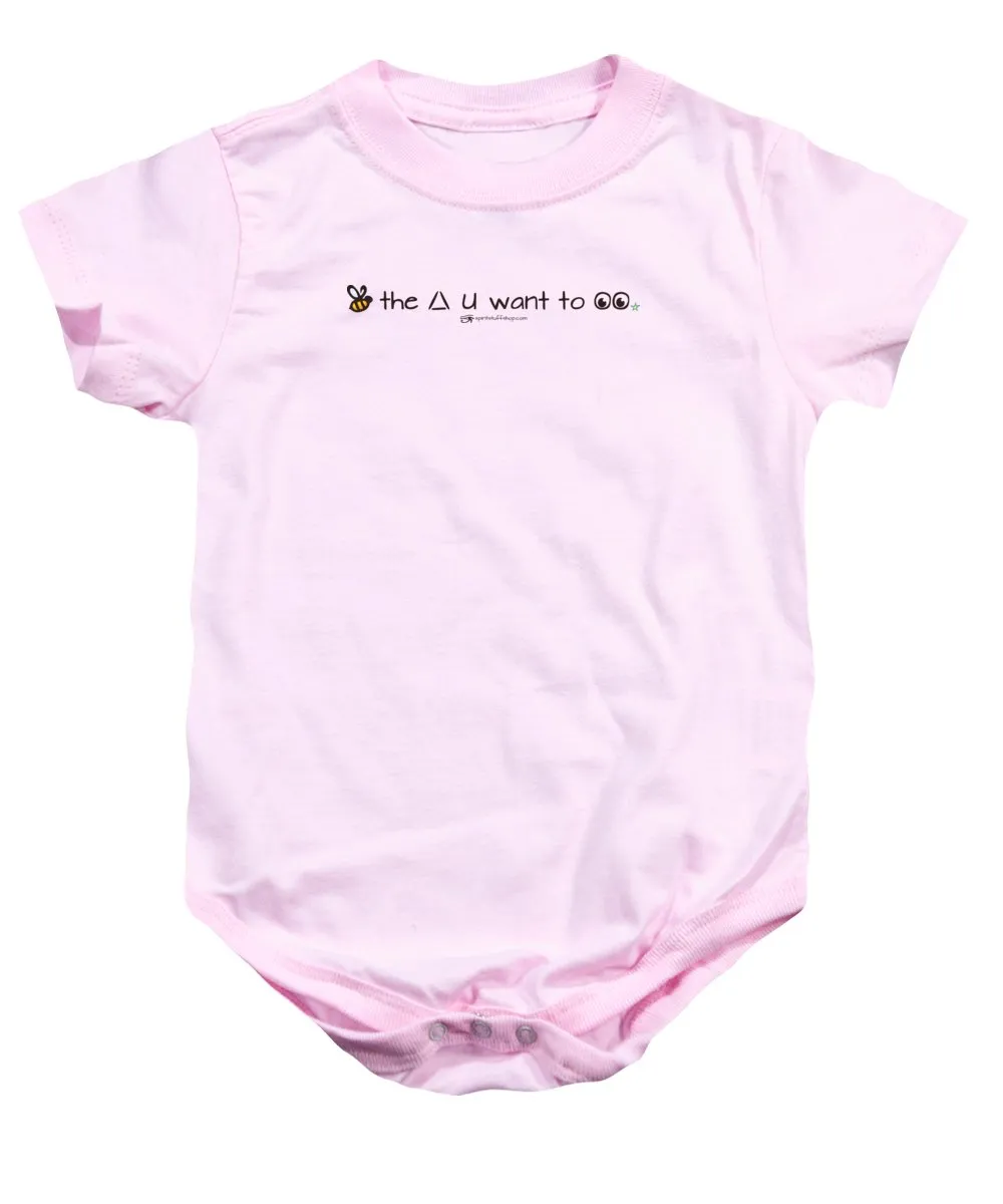 Bee The Chng You Want To See - Baby Onesie