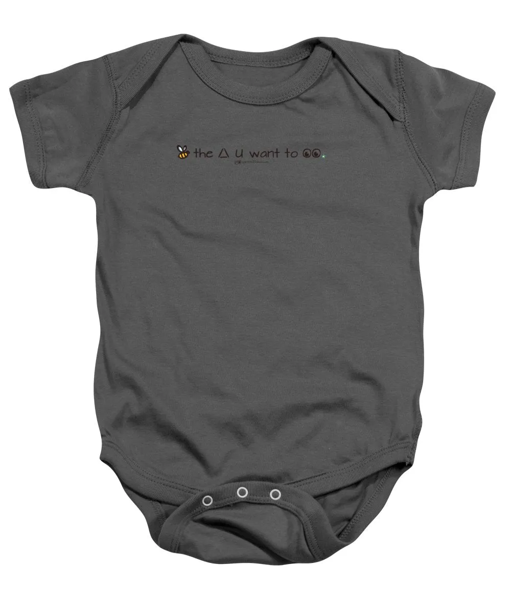Bee The Chng You Want To See - Baby Onesie