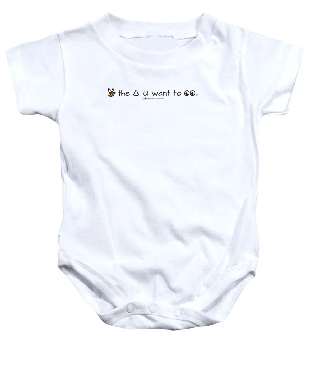 Bee The Chng You Want To See - Baby Onesie
