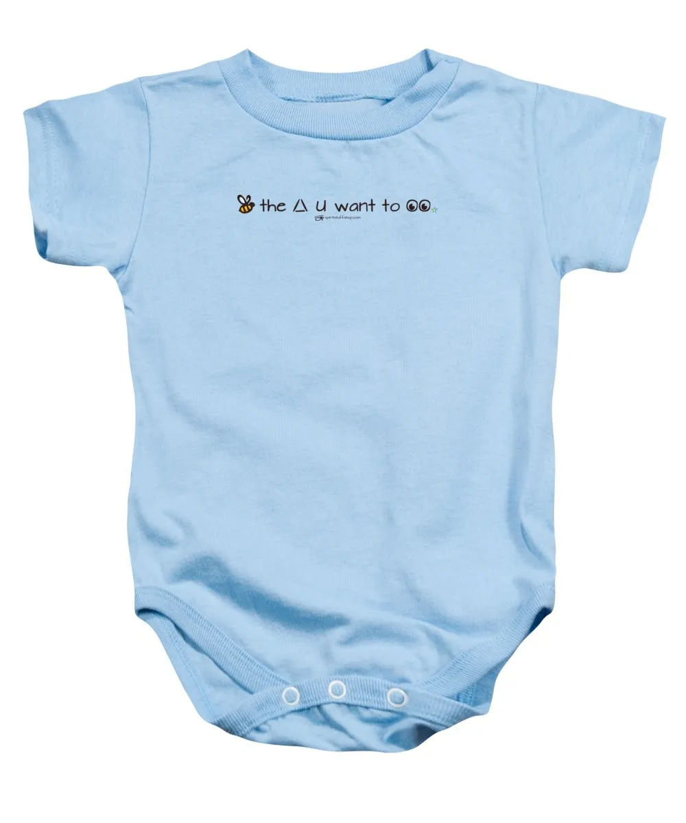 Bee The Chng You Want To See - Baby Onesie