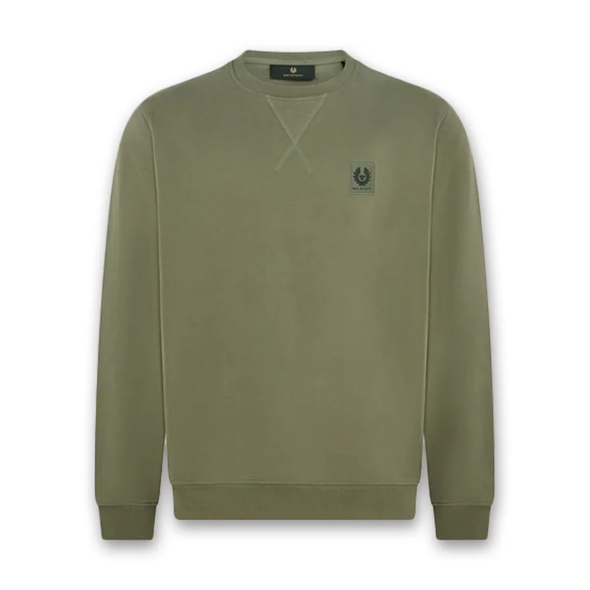 Belstaff - Cotton Fleece Sweatshirt in Surplus Green
