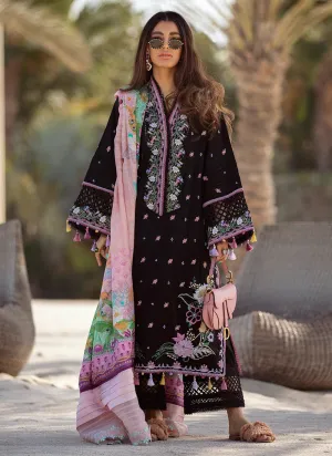 Bermuda Black | Farah Talib Aziz ILO ILO Luxury Lawn Collection 2022 | Unstitched Embroidered Lawn Suits