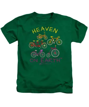 Bicycles Heaven On Earth - Kids T-Shirt