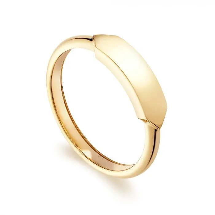 Birks 18K Yellow Gold Bee Chic Mini Signet
