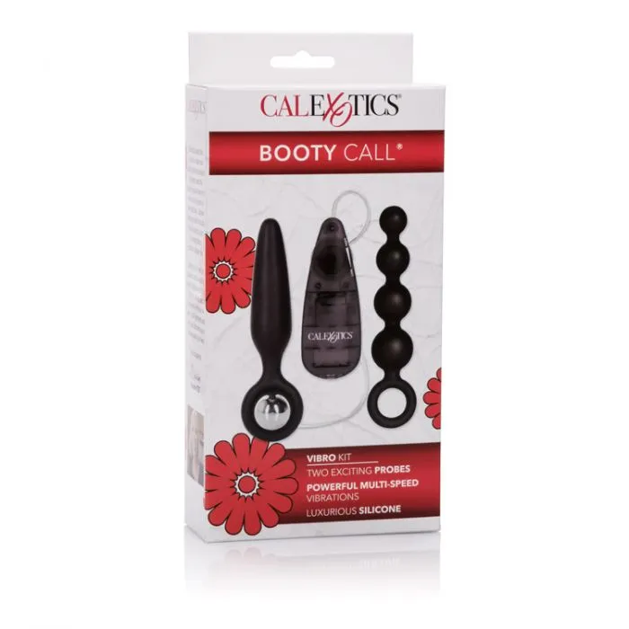 Black Booty Call Booty Vibro Kit by CalExotics