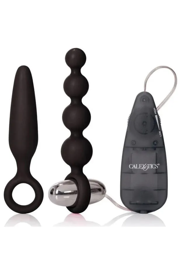 Black Booty Call Booty Vibro Kit by CalExotics