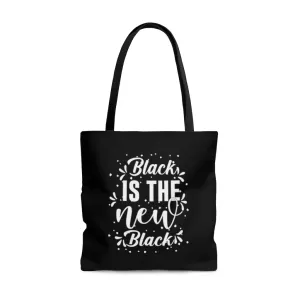 Black Is The New Black Tote Bag Black