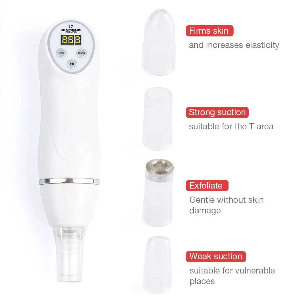 Blackhead Removal Diamond Dermabrasion Facial Massage Device