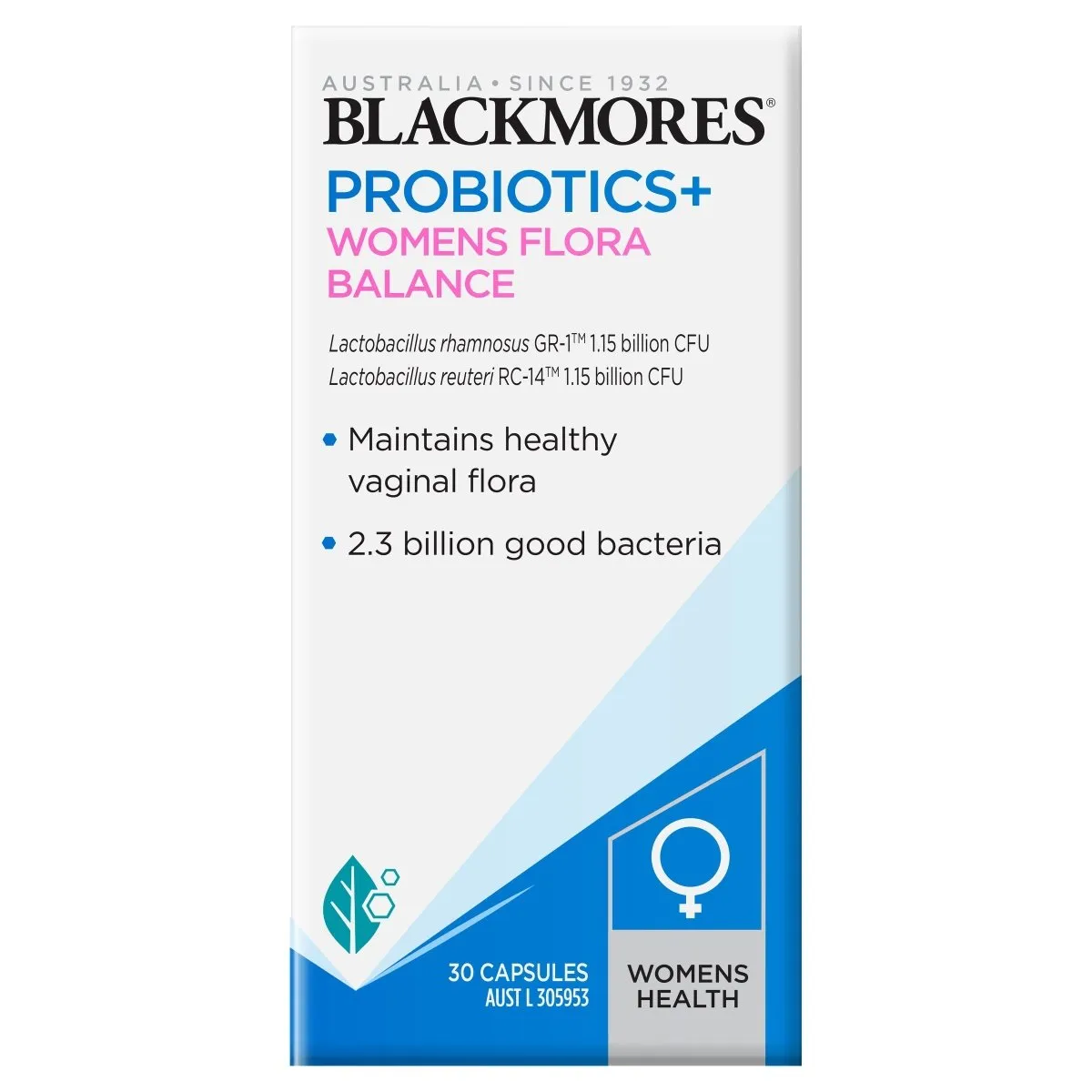 Blackmores Probiotics  Womens Flora Balance 30 Capsules