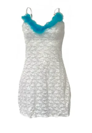 BLUE FLUFF NIGHTIE