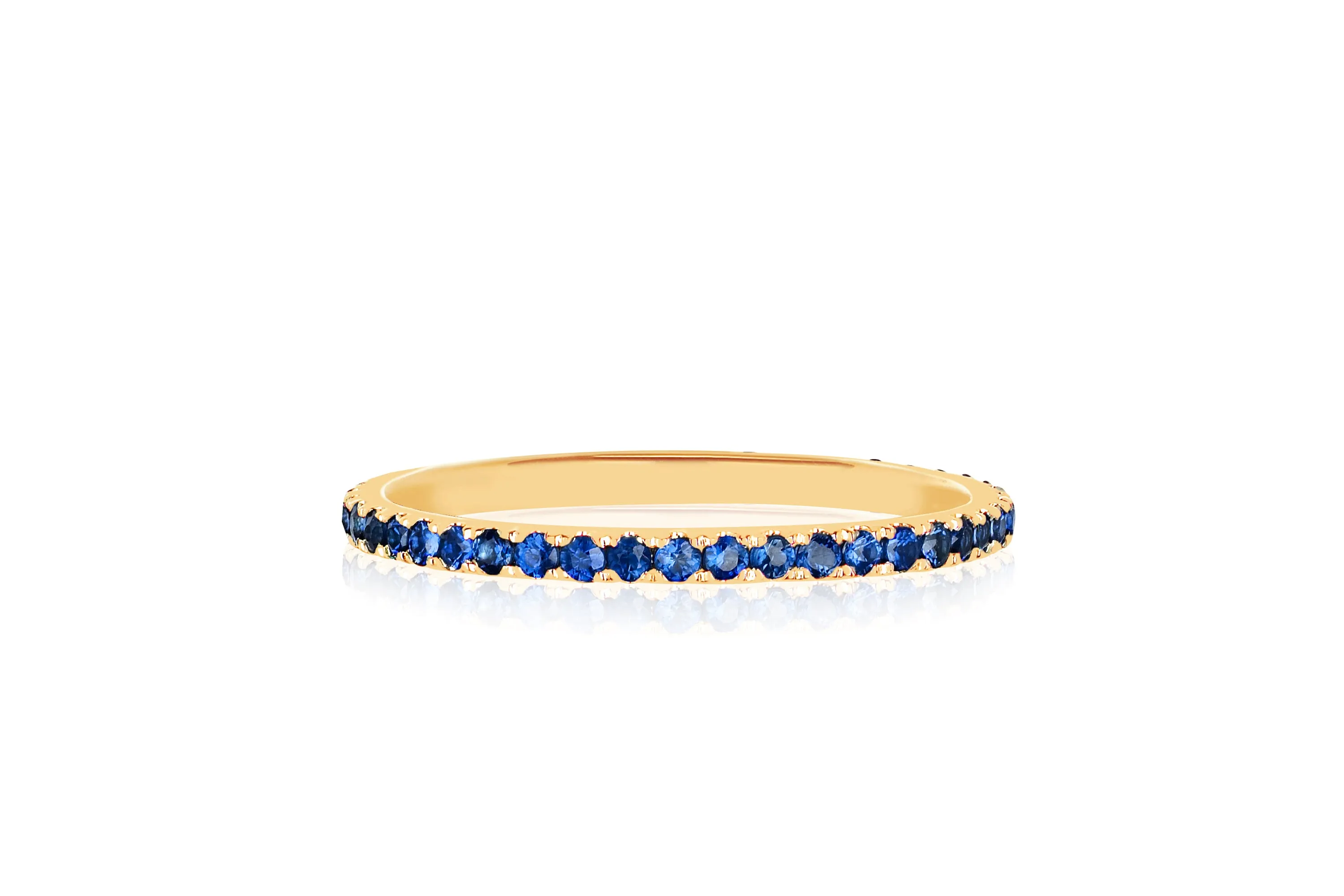 Blue Sapphire Eternity Ring