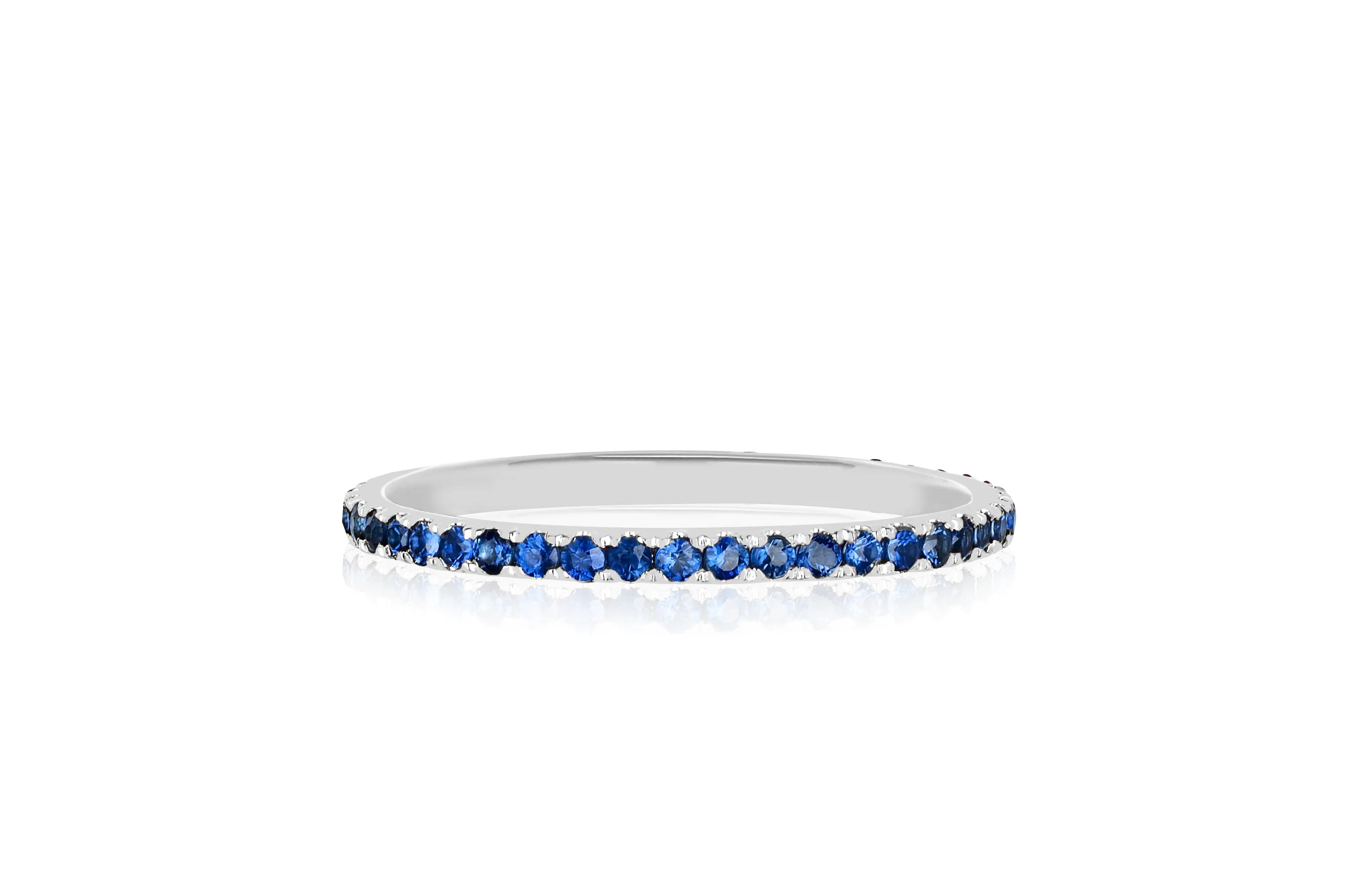 Blue Sapphire Eternity Ring