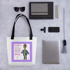 Blue Tote bag