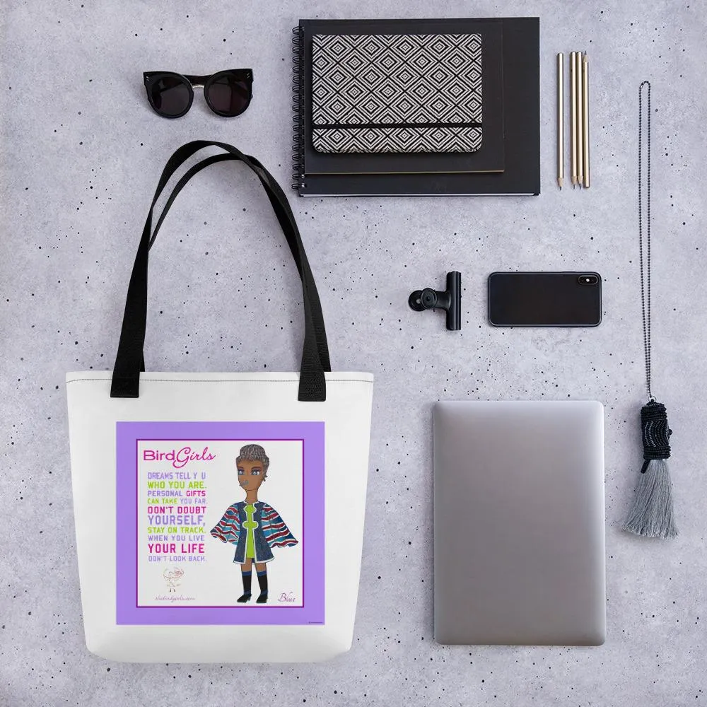 Blue Tote bag