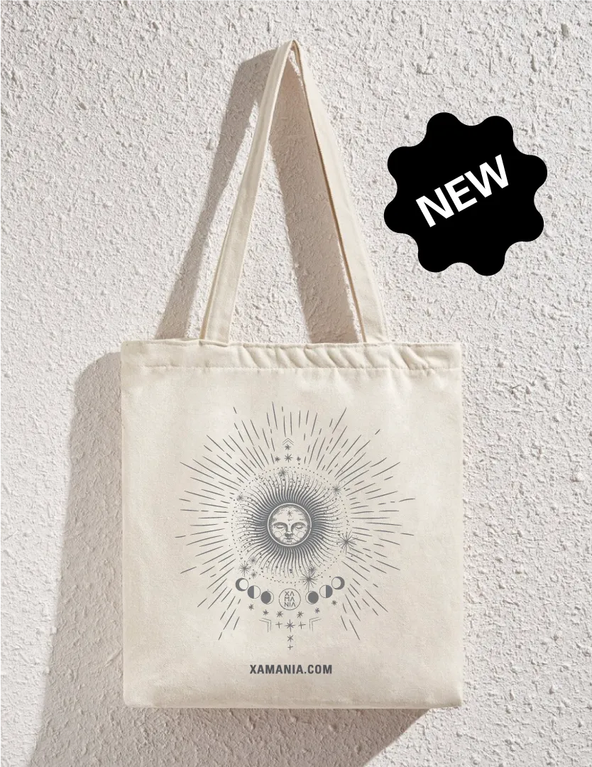 Bolsa Tote de Manta Lunas - Xamania®