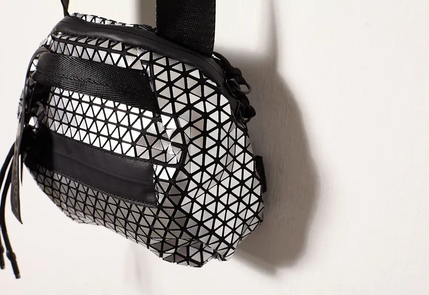 Bonnie Mini Crossbody in Vegan Silver