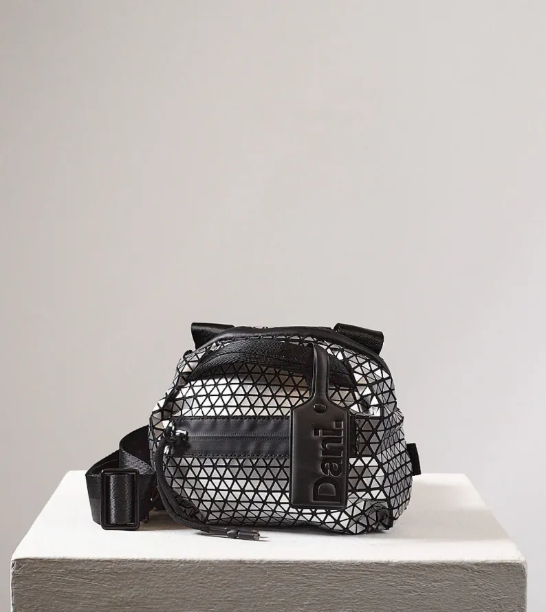 Bonnie Mini Crossbody in Vegan Silver