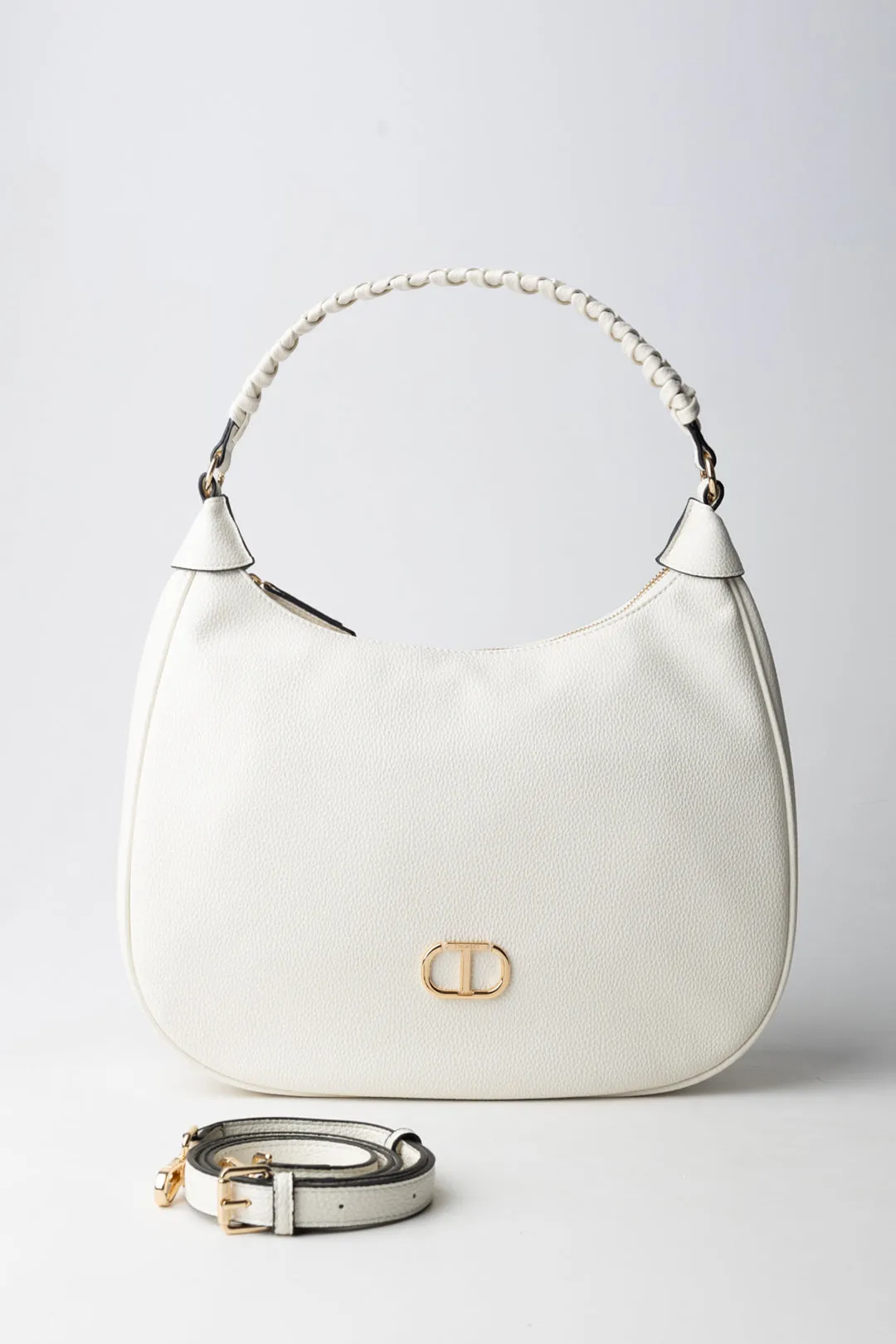 Borsa a Spalla Hobo In Pelle Martellata