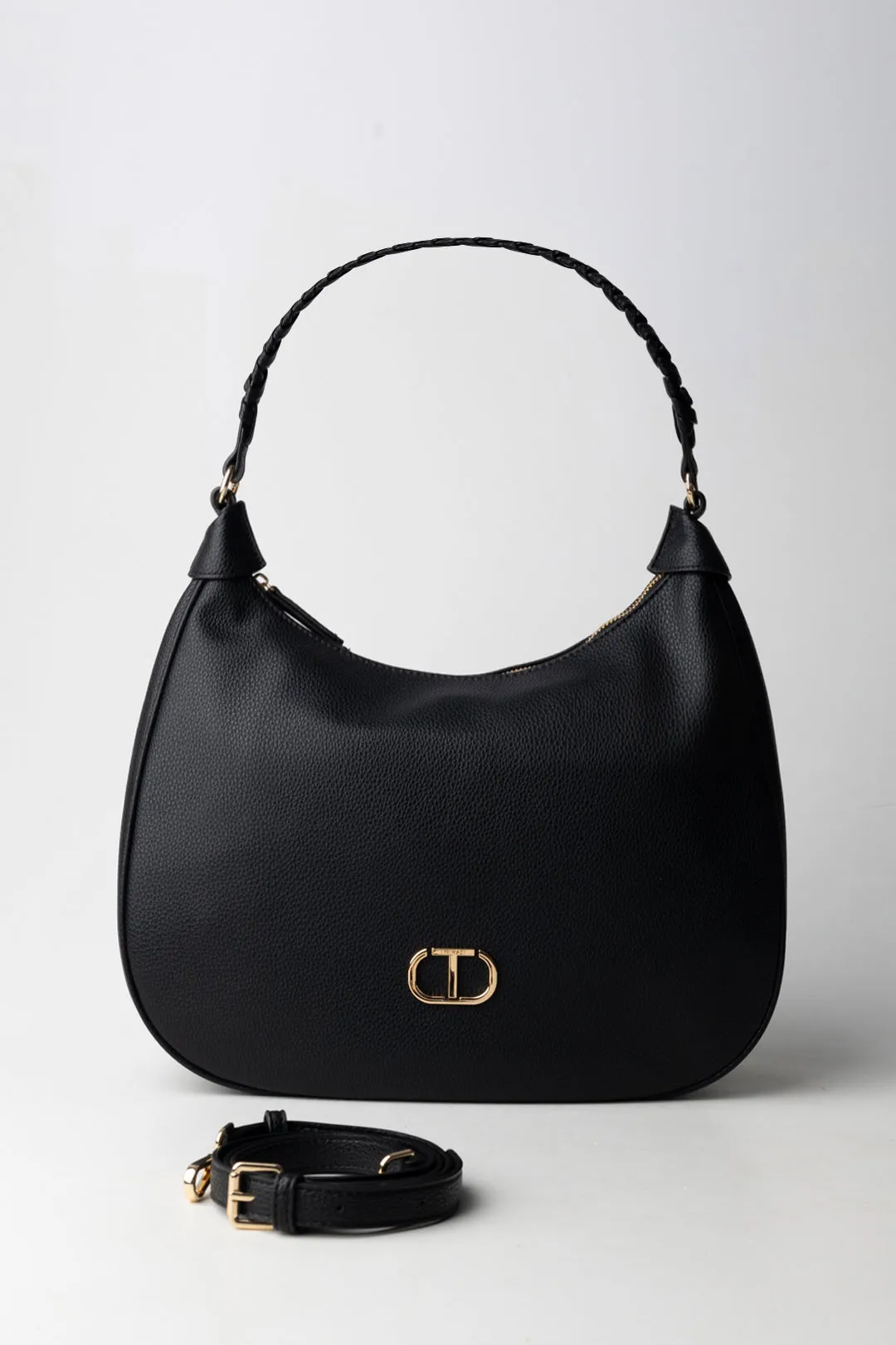 Borsa a Spalla Hobo In Pelle Martellata