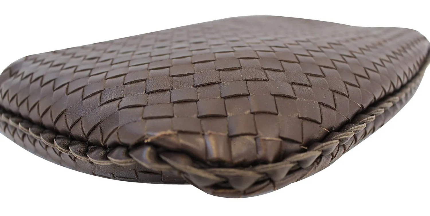 BOTTEGA VENETA Espresso Intrecciato Nappa Medium Veneta Hobo Bag - Sale