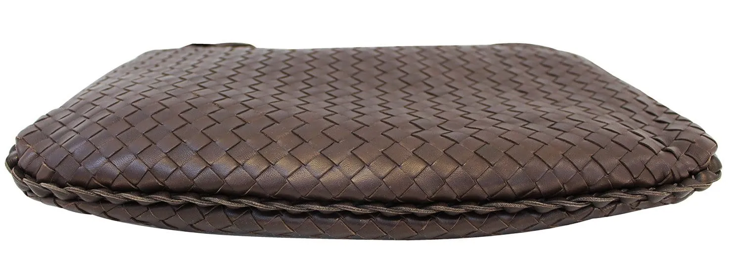 BOTTEGA VENETA Espresso Intrecciato Nappa Medium Veneta Hobo Bag - Sale