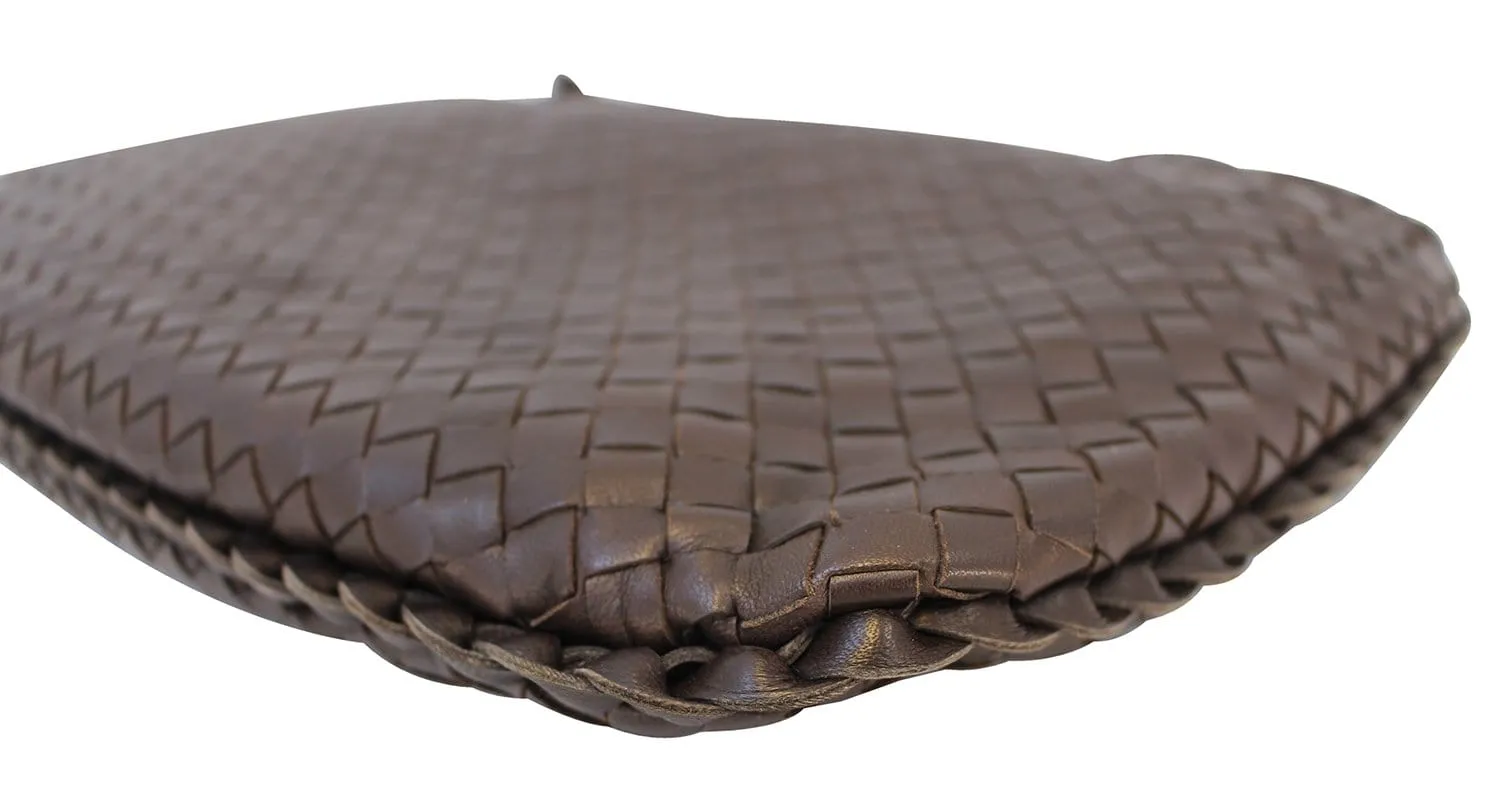 BOTTEGA VENETA Espresso Intrecciato Nappa Medium Veneta Hobo Bag - Sale