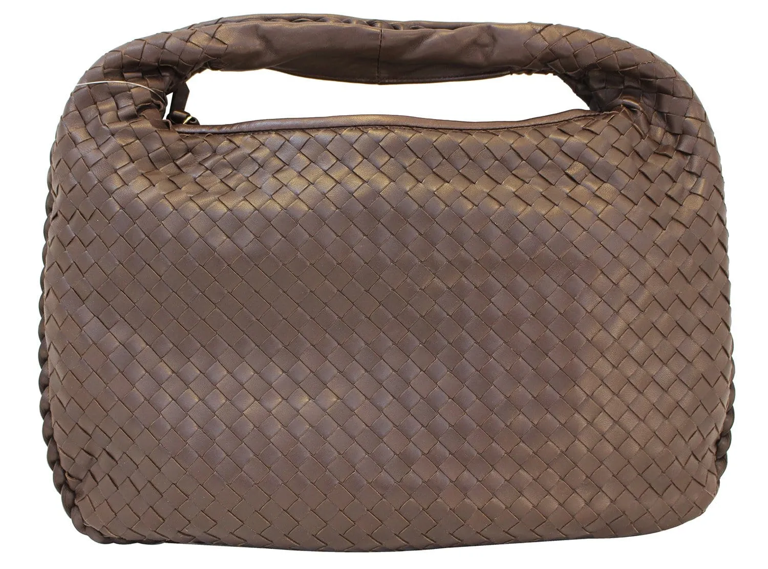 BOTTEGA VENETA Espresso Intrecciato Nappa Medium Veneta Hobo Bag - Sale