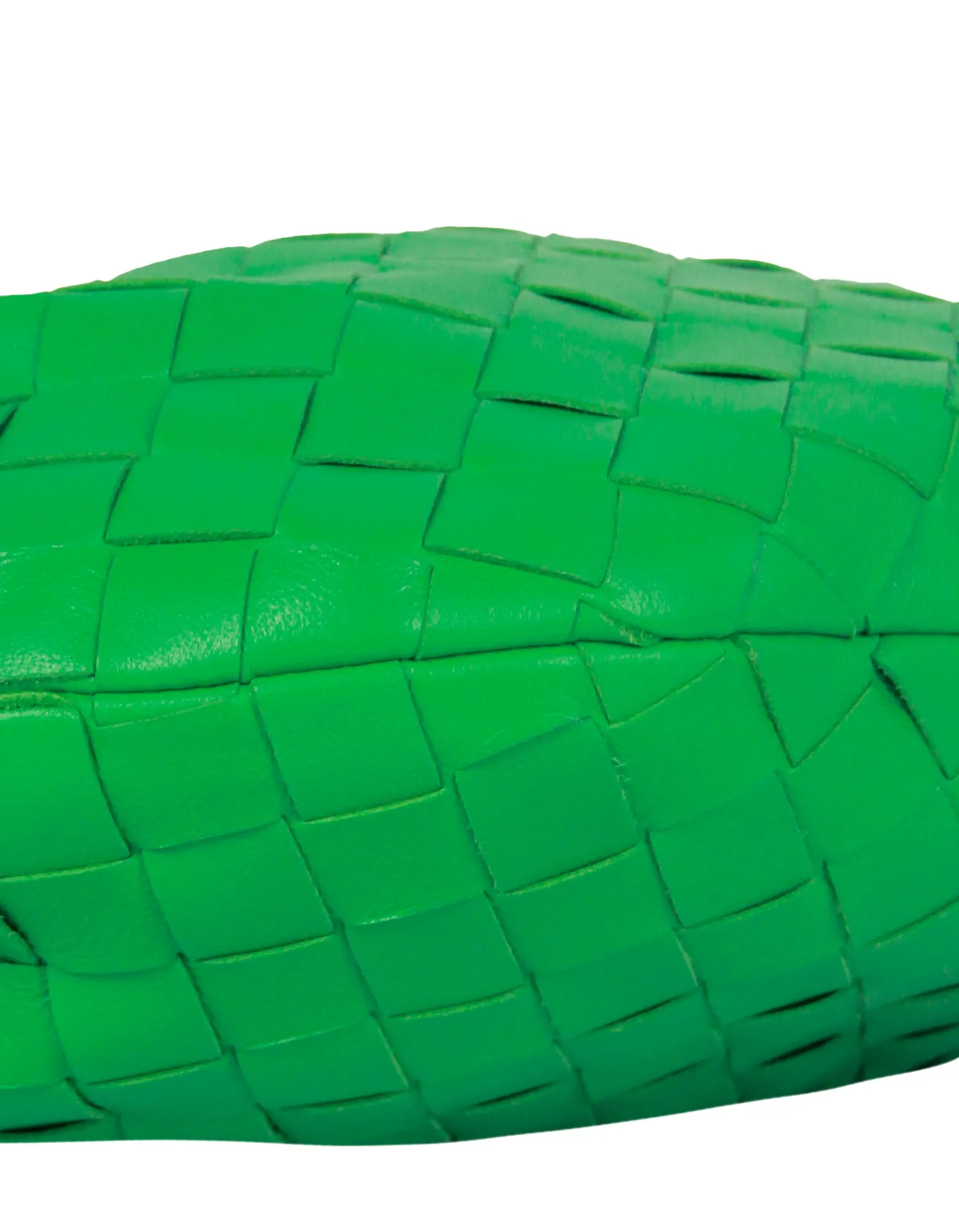 Bottega Veneta Parakeet Green Leather Mini Jodie Hobo Bag