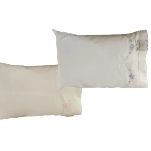Bow/Knots Emb Pillow with Filler
