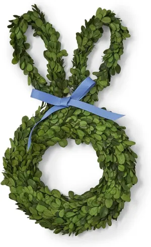 Boxwood Bunny Wreath