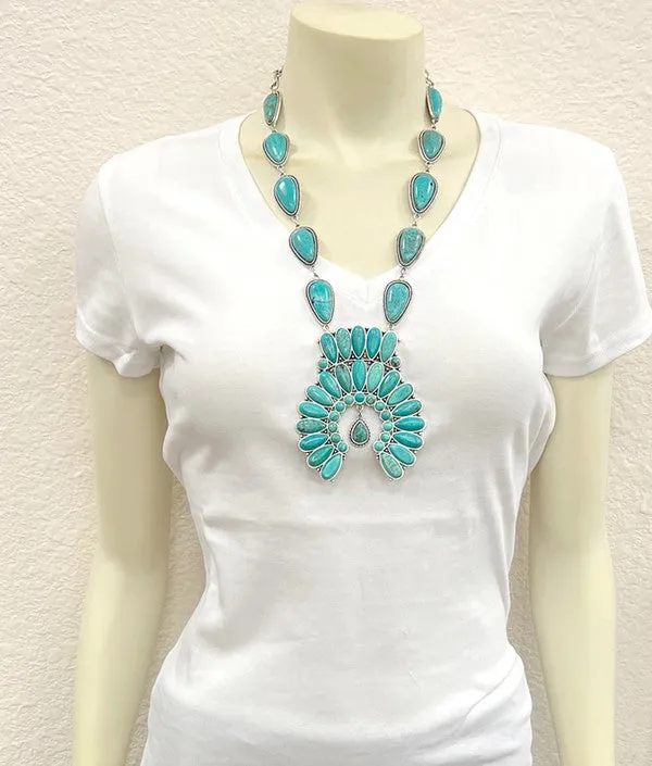 Bremerton Fashion Naja Necklace - Turquoise