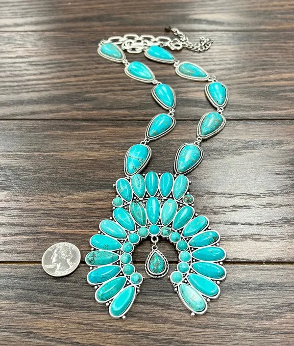 Bremerton Fashion Naja Necklace - Turquoise